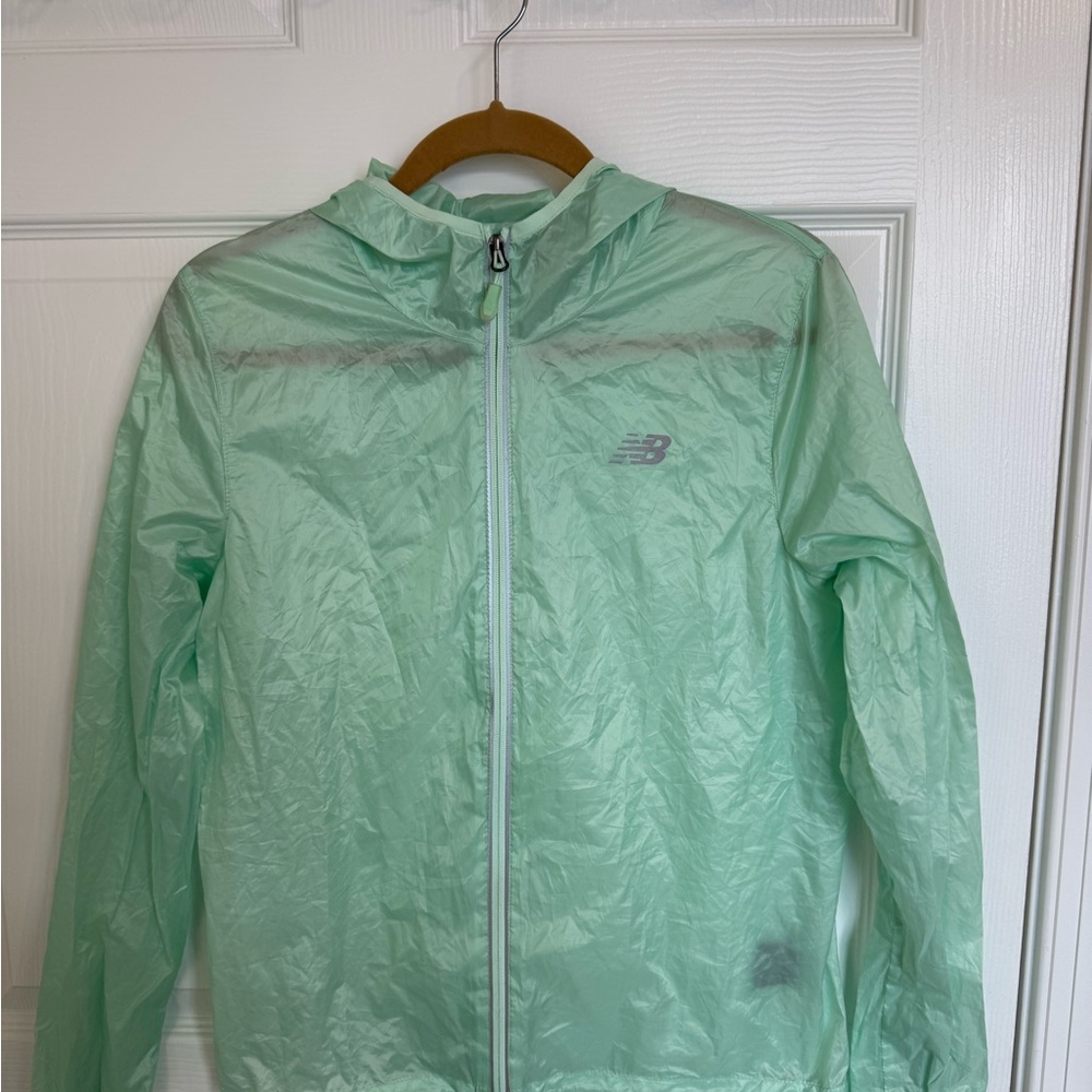 New Balance Light Green windbreaker